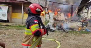 Kebakaran Warung Soto di Tanah Sareal Bogor, Kerugian Capai Rp50 Juta