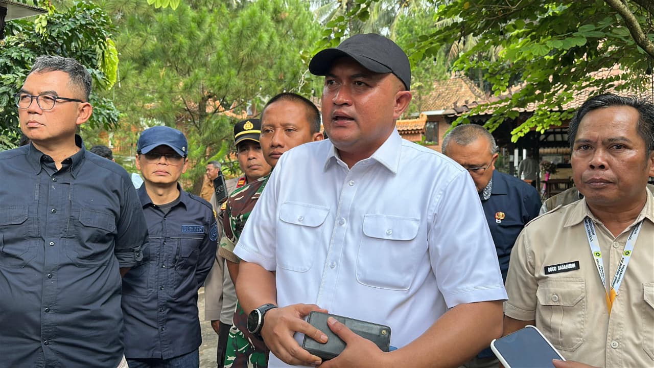 Rudy Susmanto Sidak Lokasi Pergeseran Tanah Sukamakmur, Tekankan Pembangunan Utamakan Keselamatan