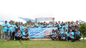 Polres Bogor Bersama Wartawan Peringati HPN ke-80 dengan Penanaman Pohon dan Pelepasan Ikan di Sungai Cisadane