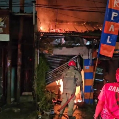 Kebakaran Melahap Ruko di Pakansari Bogor, Dugaan Adanya Korsleting Listrik