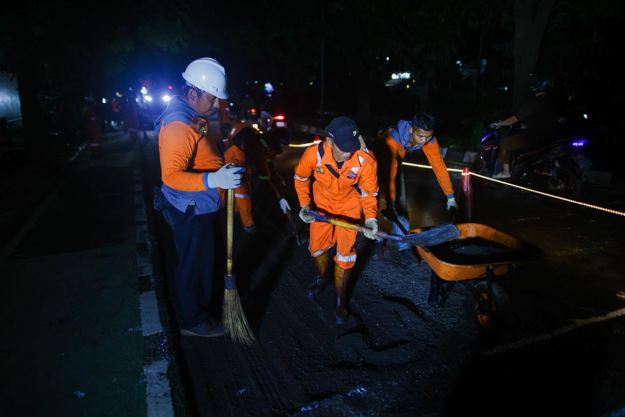 Pemkot Bogor Lakukan Perbaikan Ruas Jalan Nasional